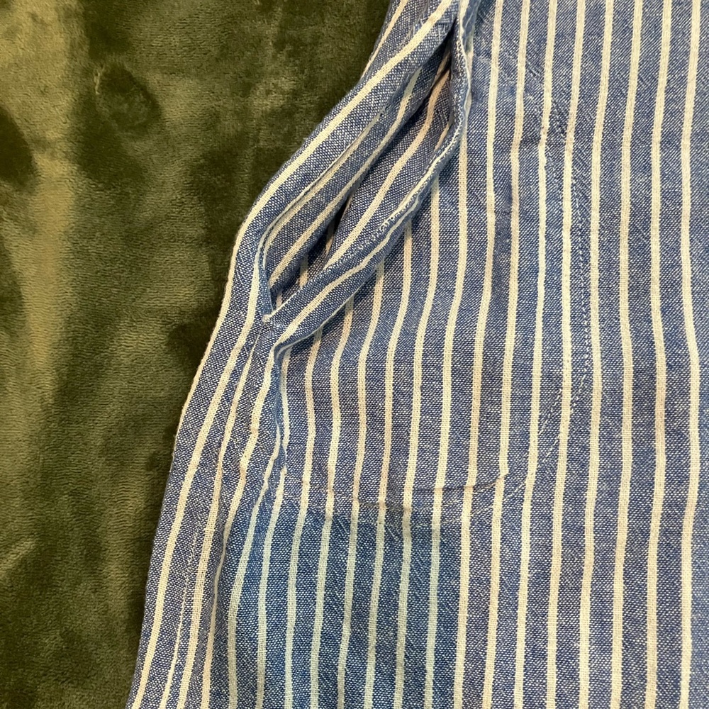 For Cynthia Blue and White Striped Dress - Picture 4 of 5